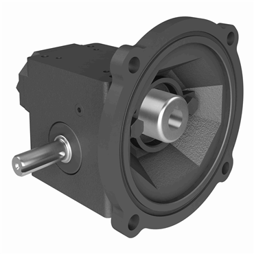 Cast Iron Shaft Output Single Reduction Worm Reducer