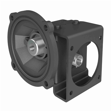 Cast Iron Hollow Bore Output Single Reduction Worm Reducer