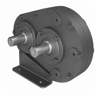 Cast Iron Shaft Output Parallel Shaft Drive