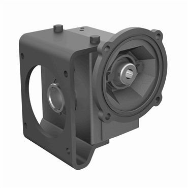 Cast Iron Hollow Bore Output Single Reduction Worm Reducer