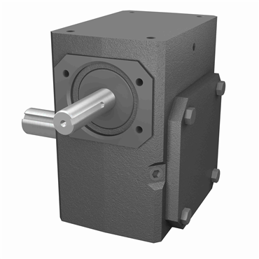Cast Iron Shaft Output Single Reduction Worm Reducer