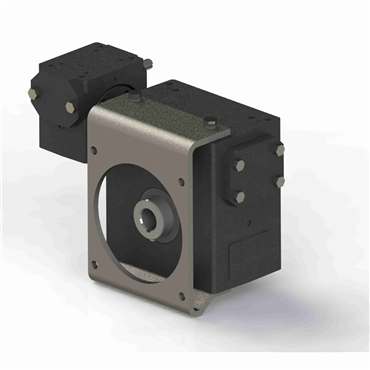 Cast Iron Hollow Bore Output Double Reduction Worm Reducer