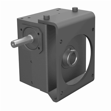 Cast Iron Hollow Bore Output Single Reduction Worm Reducer