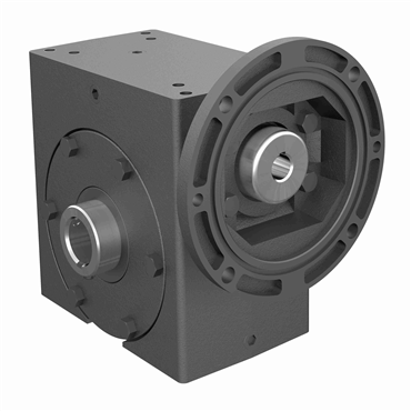 Cast Iron Hollow Bore Output Single Reduction Worm Reducer