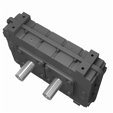 Cast Iron Shaft Output Parallel Shaft Drive