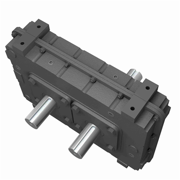 Cast Iron Shaft Output Parallel Shaft Drive
