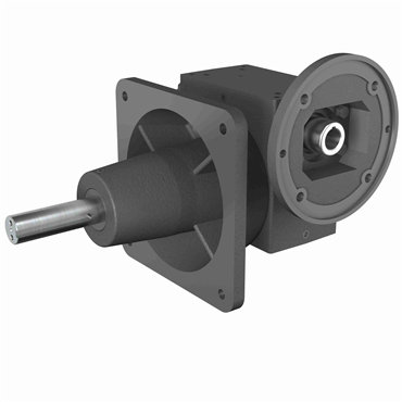 Cast Iron Shaft Output Single Reduction Worm Reducer
