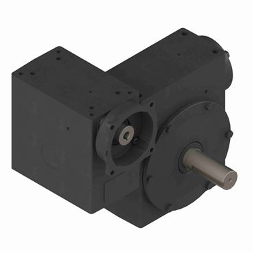 Cast Iron Shaft Output Double Reduction Worm Reducer