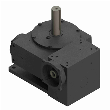 Cast Iron Shaft Output Double Reduction Worm Reducer