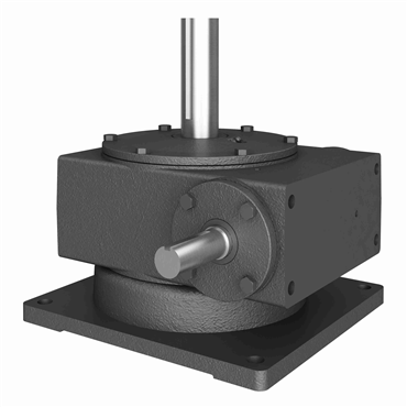 Cast Iron Solid Shaft Output Right Angle Single Reduction Worm Reducer