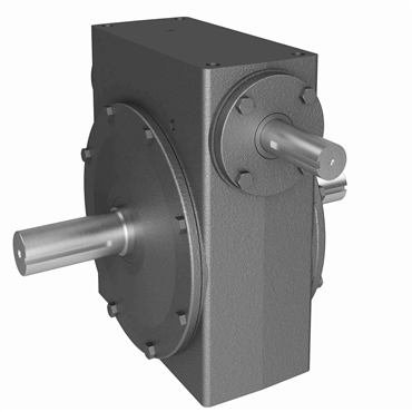 Cast Iron Solid Shaft Output Right Angle Single Reduction Worm Reducer
