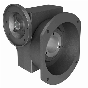 Cast Iron Hollow Bore Output Single Reduction Worm Reducer