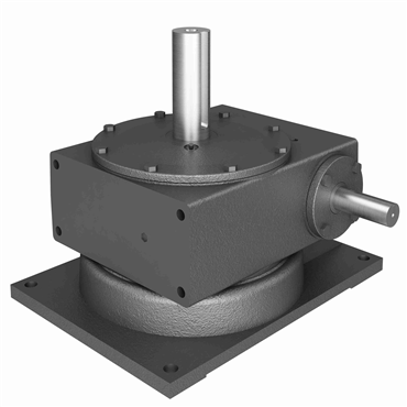 Cast Iron Solid Shaft Output Right Angle Single Reduction Worm Reducer
