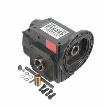 HERA Cast Iron Hollow Bore Double Reduction Helical Hypoid Reducer
