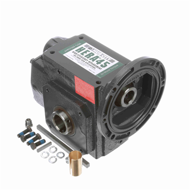 HERA Cast Iron Hollow Bore Double Reduction Helical Hypoid Reducer