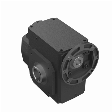 HERA Cast Iron Hollow Bore Double Reduction Helical Hypoid Reducer