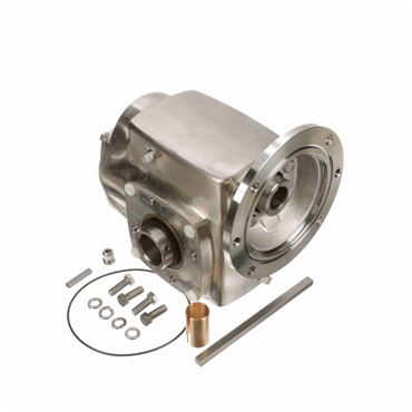 HERA Stainless Steel Hollow Bore Double Reduction Helical Hypoid Reducer