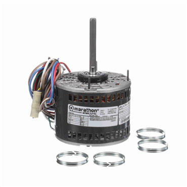 0.25 Hp 60 Hz 1200 rpm Open Air Over Single Phase Fan and Blower Motor
