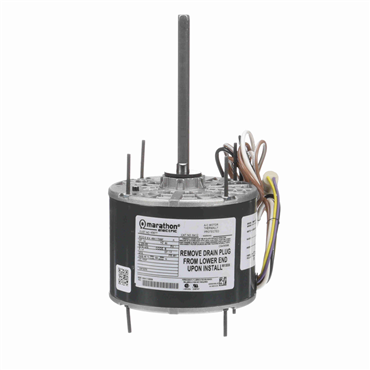 0.25 Hp 60 Hz 1200 rpm Totally Enclosed Non Ventilated Single Phase Condenser Fan Motor