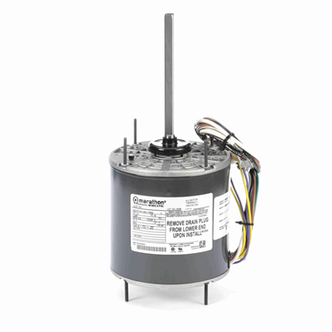 0.5 Hp 60 Hz 1200 rpm Open Air Over Single Phase Condenser Fan Motor