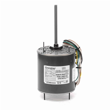 0.75 Hp 60 Hz 1200 rpm Totally Enclosed Non Ventilated Single Phase Condenser Fan Motor