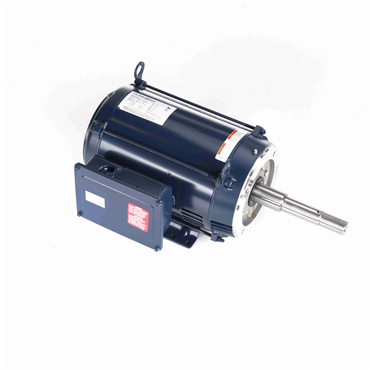 10 Hp 60 Hz 3600 rpm Drip Proof Single Phase Close-Coupled Pump Motor