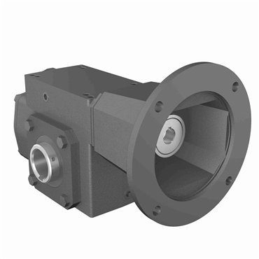 HERA Cast Iron Hollow Bore Double Reduction Helical Hypoid Reducer