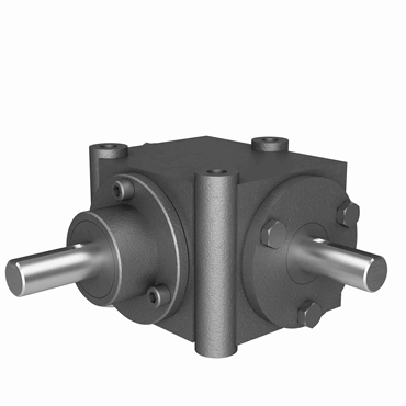 Cast Iron Straight Bevel Single Reduction Reducer