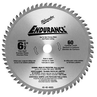 60T Carbide Teeth Circular Saw Blade