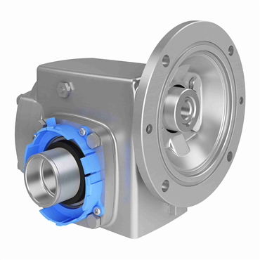 HERA Stainless Steel Hollow Bore Double Reduction Helical Hypoid Reducer