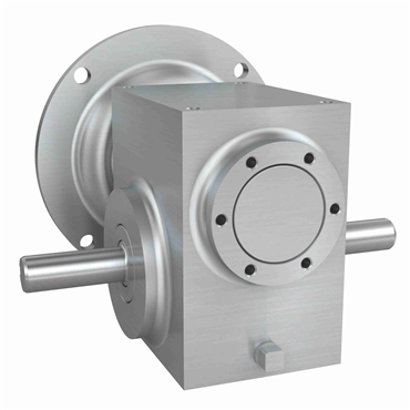Stainless Steel Shaft Output Right Angle Washdown Worm Reducer
