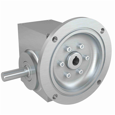 Stainless Steel Shaft Output Right Angle Washdown Worm Reducer