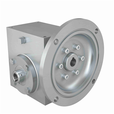 Stainless Steel Hollow Bore Output Right Angle Washdown Worm Reducer