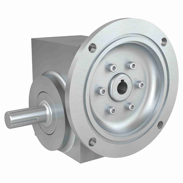 Stainless Steel Shaft Output Right Angle Washdown Worm Reducer