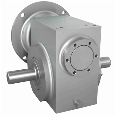 Stainless Steel Shaft Output Right Angle Washdown Worm Reducer