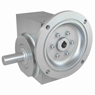 Stainless Steel Shaft Output Right Angle Washdown Worm Reducer