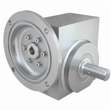 Stainless Steel Shaft Output Right Angle Washdown Worm Reducer
