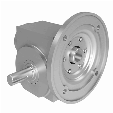 Stainless Steel Shaft Output Right Angle Washdown Worm Reducer