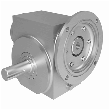 Stainless Steel Shaft Output Right Angle Washdown Worm Reducer