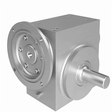 Stainless Steel Shaft Output Right Angle Washdown Worm Reducer