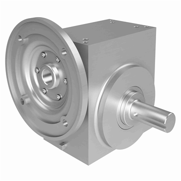 Stainless Steel Shaft Output Right Angle Washdown Worm Reducer