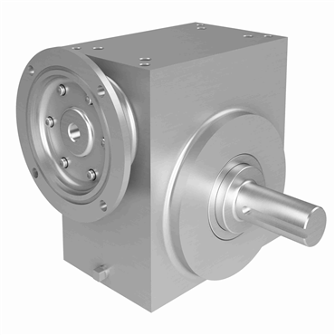 Stainless Steel Shaft Output Right Angle Washdown Worm Reducer