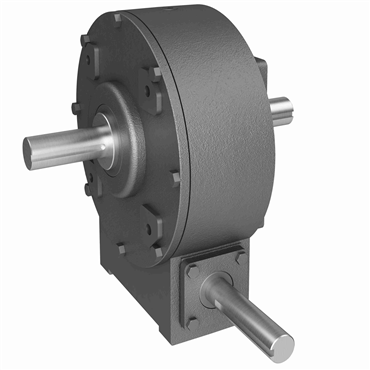 Cast Iron Solid Shaft Output Right Angle Single Reduction Worm Reducer