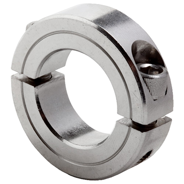 CR2C Series 316 Stainless Steel 0.5 in Two Piece Clamping Collar