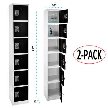 Alpine IndustriesADI629-206-BLK-2PK