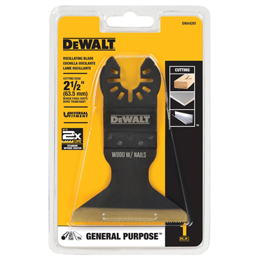 2 1/2 in Length Oscillating Tool Blade