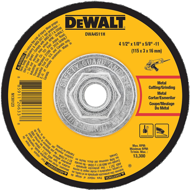 4.5 in X 5/8 - 11 Grinding Wheel