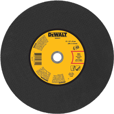 12 in Blade Dia. 20 mm Arbor Cut-Off Blade For Metal Cutting