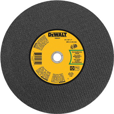 14 in Blade Dia. 1 in Arbor Cut-Off Blade For Concrete & Masonry
