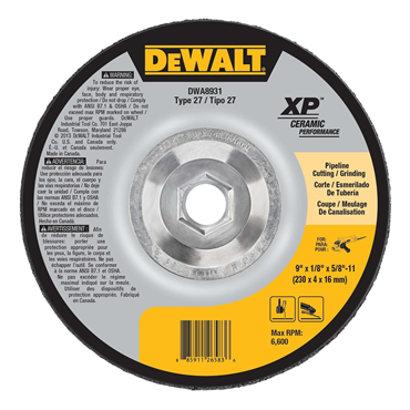 Extended Performance 9 in X 5/8 in Grinding Wheel